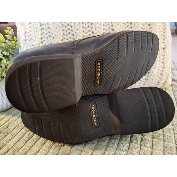 Rockport Isaac Plain Toe Mens Black Oxfords Plain Toe Shoes, Size 8.5 W - Picture 5 of 8